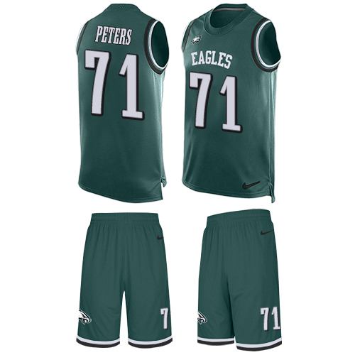 Men's Limited Jason Peters Nike Jersey Midnight Green - #71 Tank Top Suit NFL Philadelphia Eagles